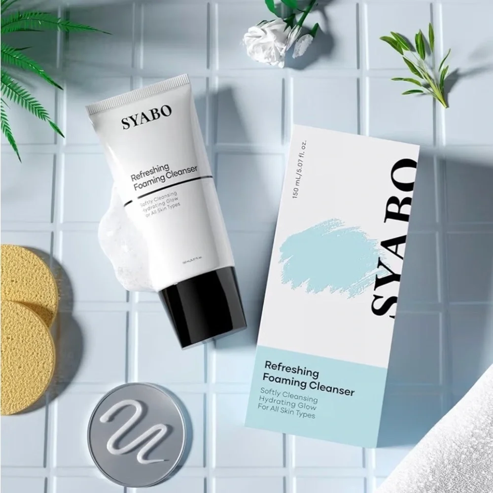 Syabo Refreshing Foaming Cleanser For All Skin Types 5.07 oz. In Sealed Box